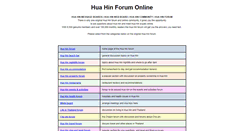 Desktop Screenshot of forumhuahin.com